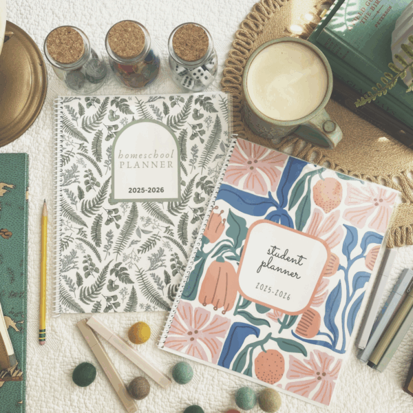 2025-2026 Customizable Homeschool Planner (Full Edition, Teacher + Student)