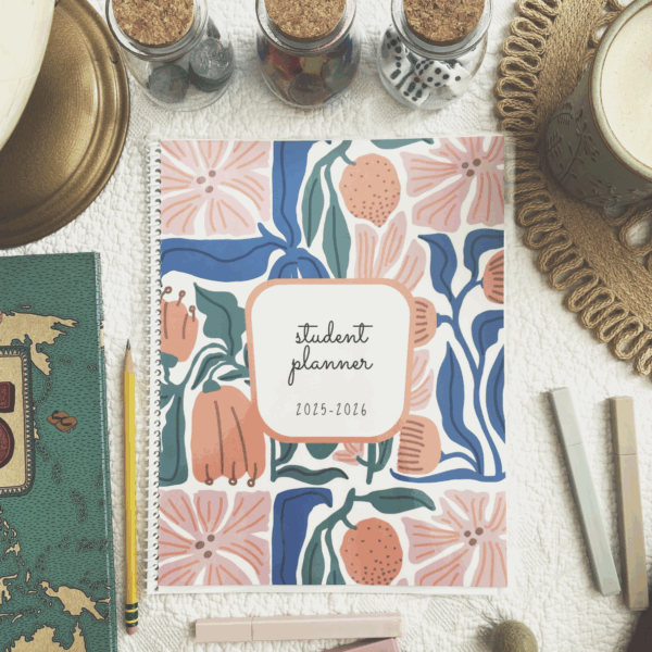 2025-2026 Customizable Homeschool Planner (Student Only)