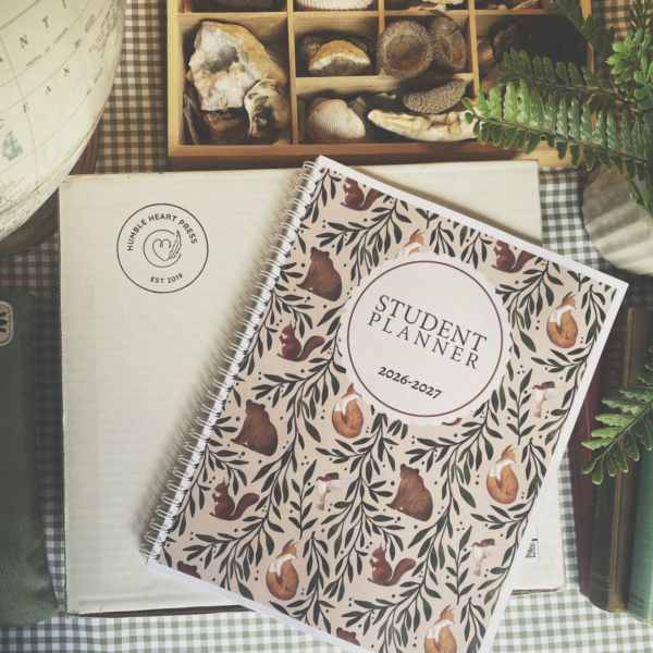 2026-2027 PRINT SHOP READY Customizable Homeschool Student Planner